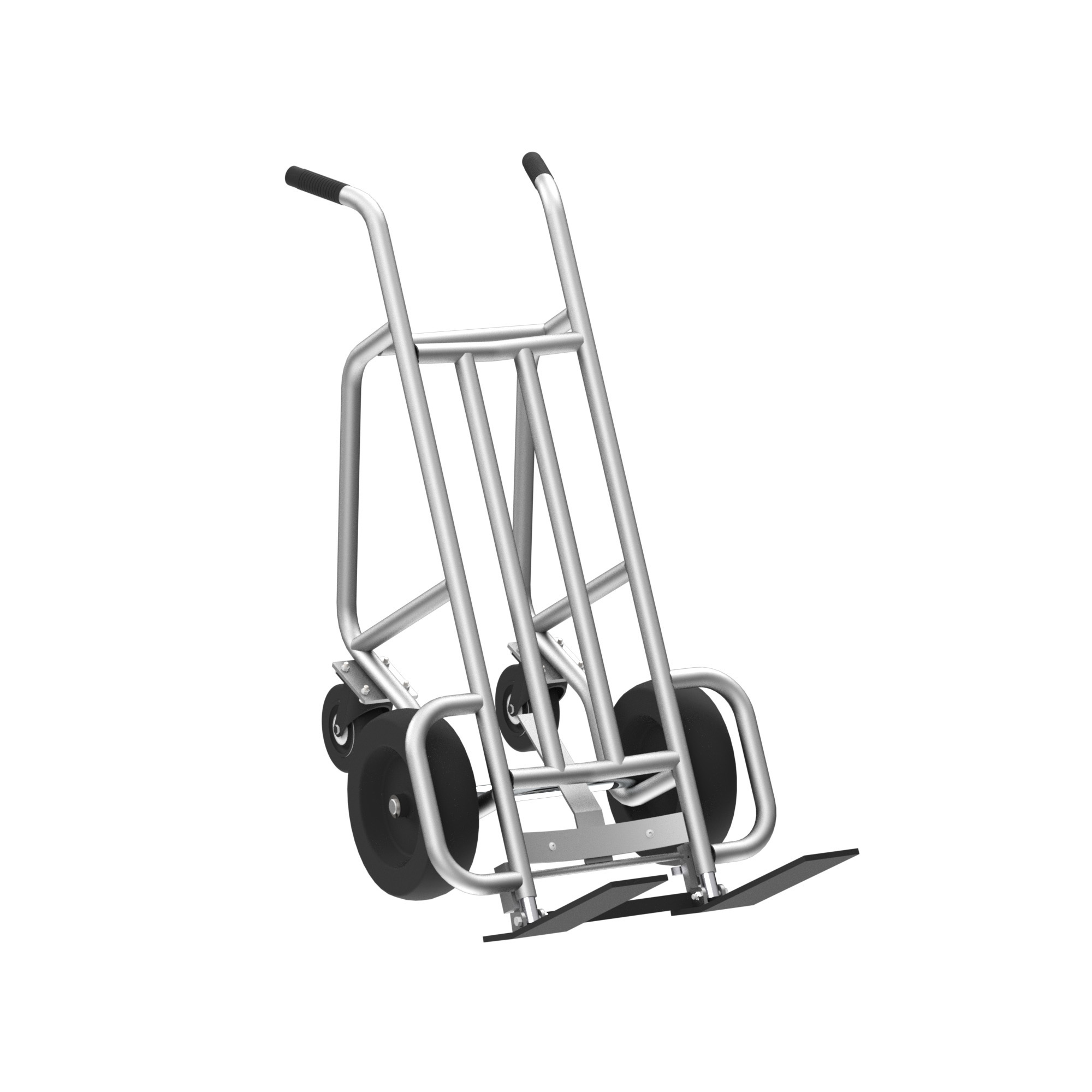 Valley Craft, 4-Wheel Pallet Hand Truck, Load Capacity 1000 lb, Height 54 in, Material Aluminum, Model# F84803A8